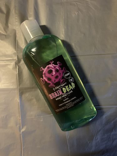 Customer photo review of Brain Dead Hand Sanitizer
