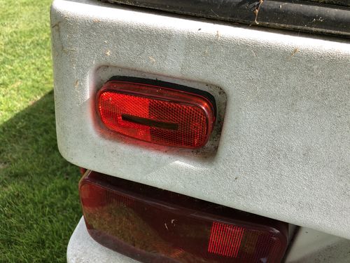 Customer photo review of Original Coleman Fleetwood Red Marker Lamp Lens