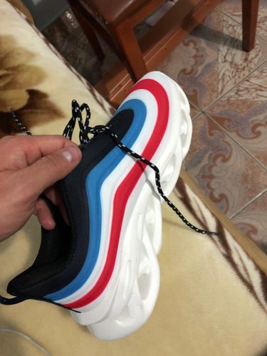 Customer photo review of ICONIC X9X Wave Runner Sneakers