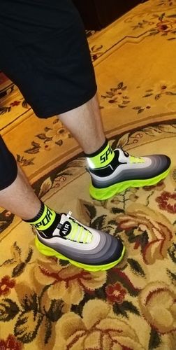 Customer photo review of ICONIC X9X Wave Runner Sneakers