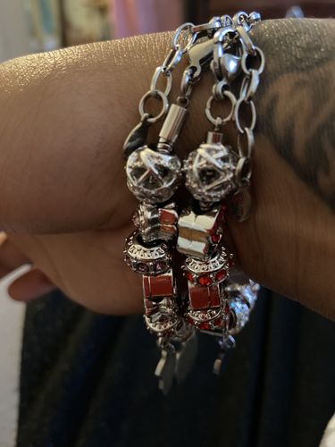 Customer photo review of I Love You Bracelet