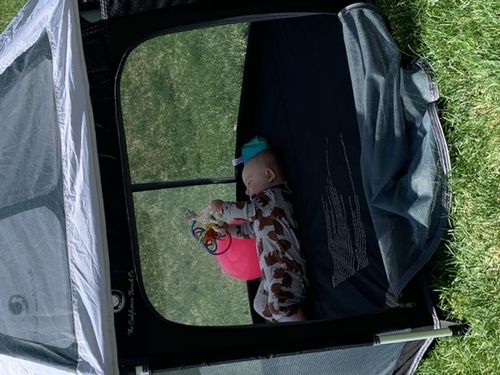 Customer photo review of Pop N' Go® Playpen