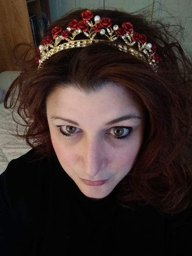 Customer photo review of Royal Rose Tiara