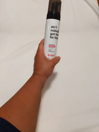 Customer photo review of 9 Minute Tan Mousse