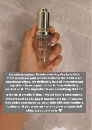 Customer photo review of Radiance Beauty-Boosting Day Face Elixir