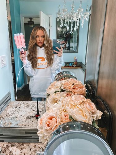 Customer photo review of Mermade Hair Waver - Pink - 32mm