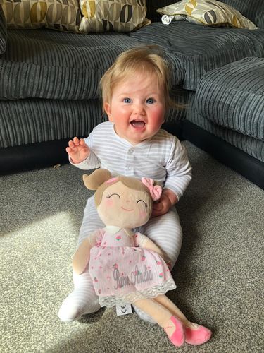 Customer photo review of Personalized Leyadoll (Strawberry) with Gift Bag