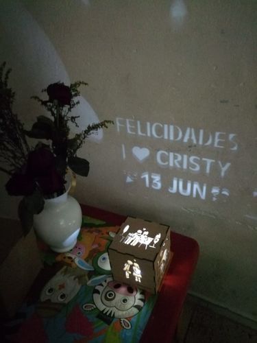 Customer photo review of Proyector Romántico