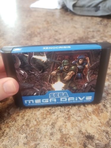 Customer photo review of XENO CRISIS For Sega Genesis MegaDrive USA version