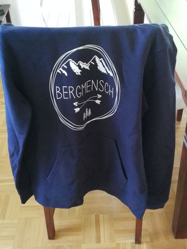 Customer photo review of Bergmensch Minimalistisch Rund - Unisex Premium Organic Hoodie