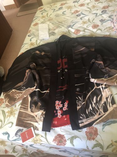 Customer photo review of Reversible Fushimi Inari Shine Haori Kimono Cardigan