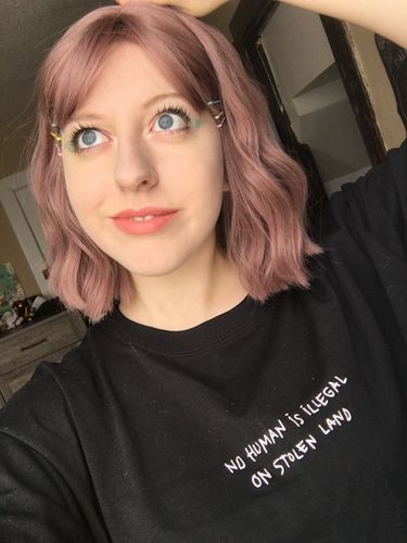 Customer photo review of Bubblegum | capless cap wig