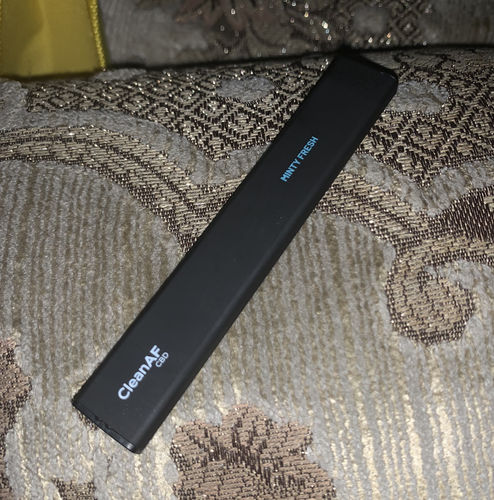 Customer photo review of 100 mg CBD Disposable Vape ~ CleanAF PUFF in 9 Flavors