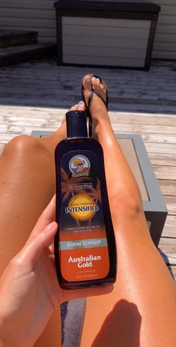 Customer photo review of AG Rapid Tanning Intensifier Outdoor Lotion