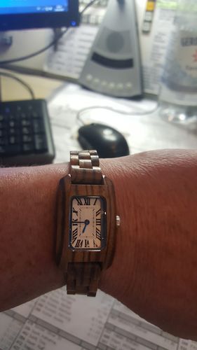 Customer photo review of Wood o'clock - White Pearl