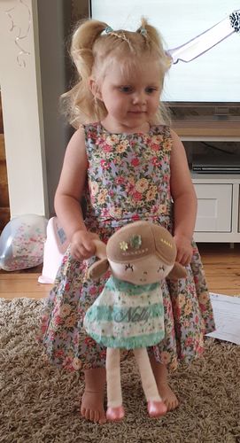 Customer photo review of Personalized Leyadoll (Green) with Gift Bag
