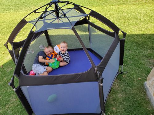 Customer photo review of Pop N' Go® Self-Inflating Mattress