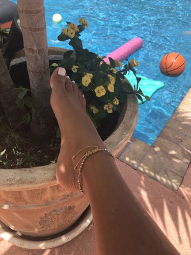 Customer photo review of Anklet Mar de Plata