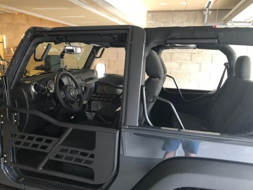 Customer photo review of 2-Door Set Front Tubular Doors for Jeep Wrangler JK