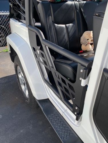 Customer photo review of 4-Door Set Front & Rear Tubular Doors for Jeep Wrangler JK