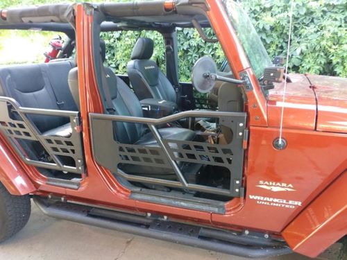 Customer photo review of 4-Door Set Front & Rear Tubular Doors for Jeep Wrangler JK