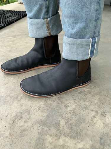 Customer photo review of Talmadge - Wax Black