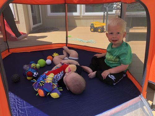 Customer photo review of Pop N' Go® Self-Inflating Mattress