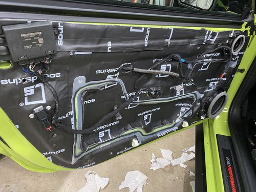 Customer photo review of SoundSkins Pro Door Kit