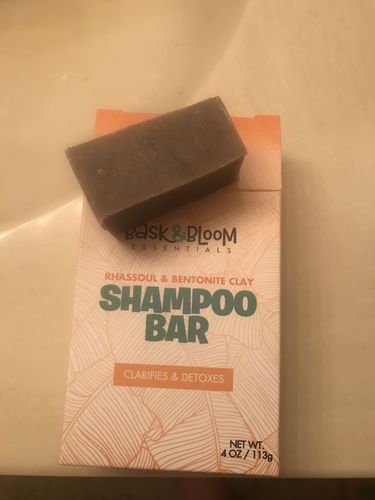 Customer photo review of Rhassoul & Bentonite Clay Shampoo Bar