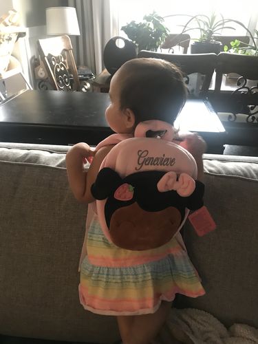 Customer photo review of Personalized Leyadoll (Strawberry) with Gift Bag - 2 Skin Tones
