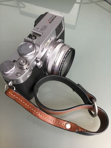 Customer photo review of Slide Camera Wrist Strap . Classic
