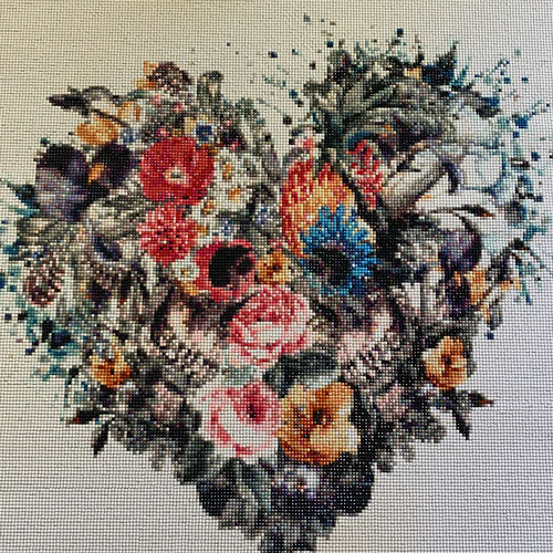 Customer photo review of Diamond Painting - Totenköpfe "Love Forever"