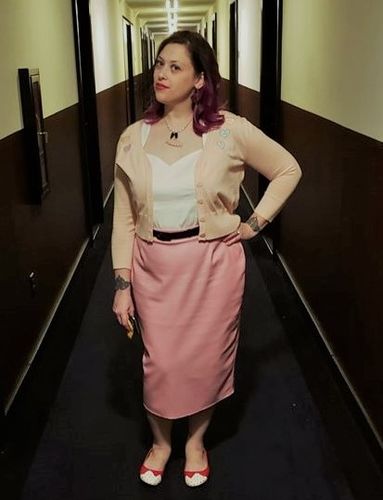 Customer photo review of Heart Sprinkle Flats- Red