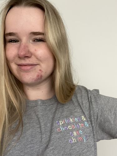 Customer photo review of Custom Crop Tees