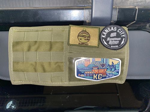 Customer photo review of Tactical MOLLE Vehicle Visor Panel