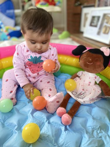 Customer photo review of Personalized Leyadoll (Strawberry) with Gift Bag - 2 Skin Tones