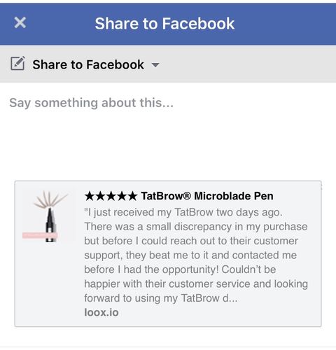 Customer photo review of TatBrow® Microblade Pen