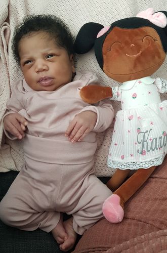 Customer photo review of Personalized Leyadoll (Strawberry) with Gift Bag - 2 Skin Tones