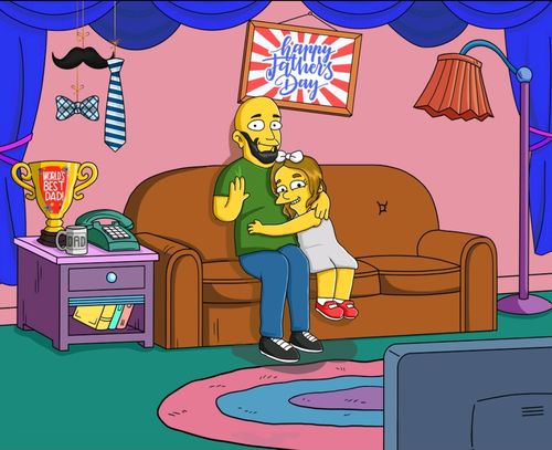 Customer photo review of SimpsonifyMe