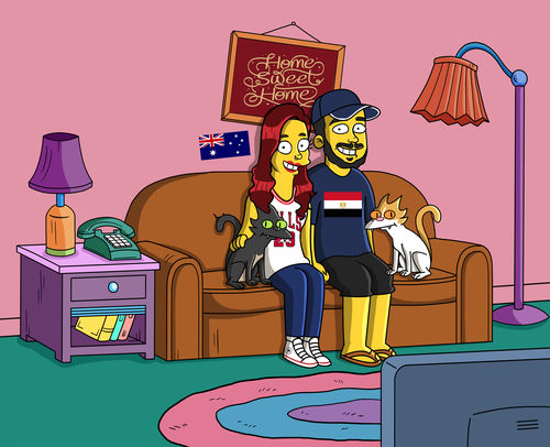 Customer photo review of SimpsonifyMe