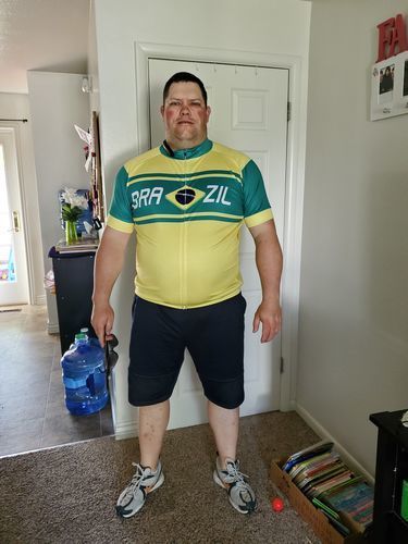 Customer photo review of Unicorn Power Short Sleeve Cycling Jersey