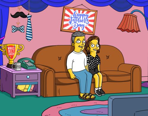 Customer photo review of SimpsonifyMe