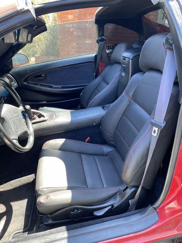 Customer photo review of MR2Heaven OEM Plus Seat Covers (Black, TAN, Black W/ Red Stitching, Black/Red Hybrid)