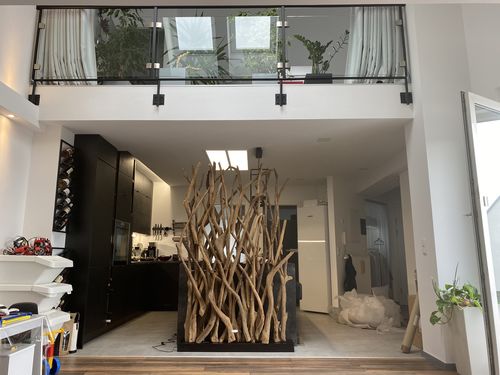 Customer photo review of BLUMA Raumteiler Teakholz 200 cm x 130 cm