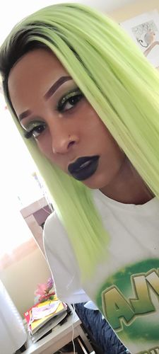 Customer photo review of Kylie J|Synthetic Swiss Lace Front Wig