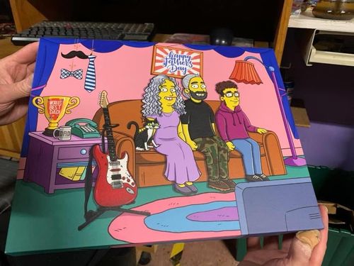 Customer photo review of SimpsonifyMe