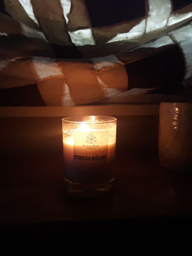 Customer photo review of Stress Relief Diamond Candle