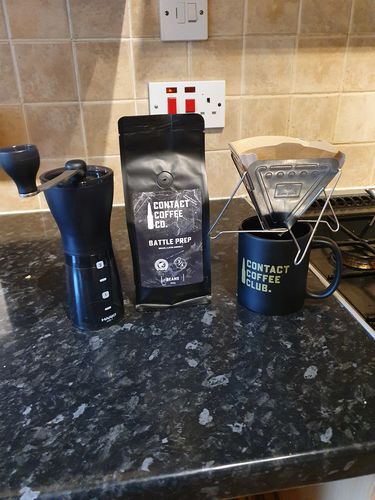 Customer photo review of Contact Coffee Club