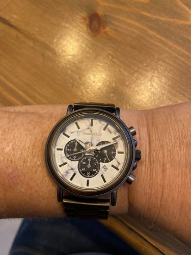 Customer photo review of Wood o'clock - Marmorndo