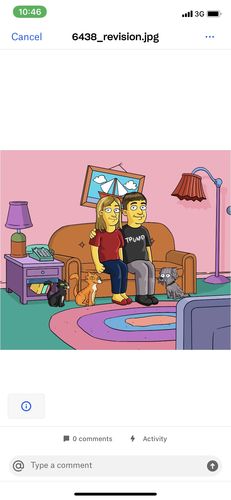 Customer photo review of SimpsonifyMe